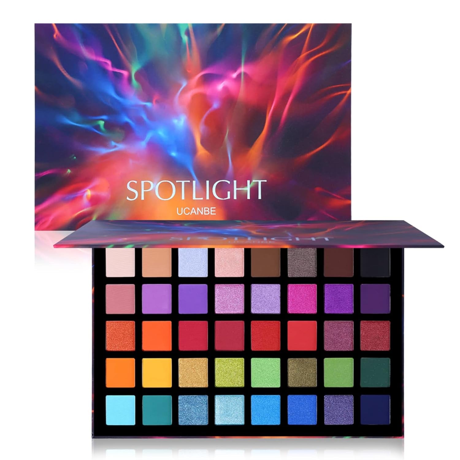 Spotlight Eyeshadow Palette Professional 40 Color Eye Shadow Matte Shimmer Makeup Pallet Highly Pigmented Colorful Powder Long Lasting Waterproof Eye Shadow