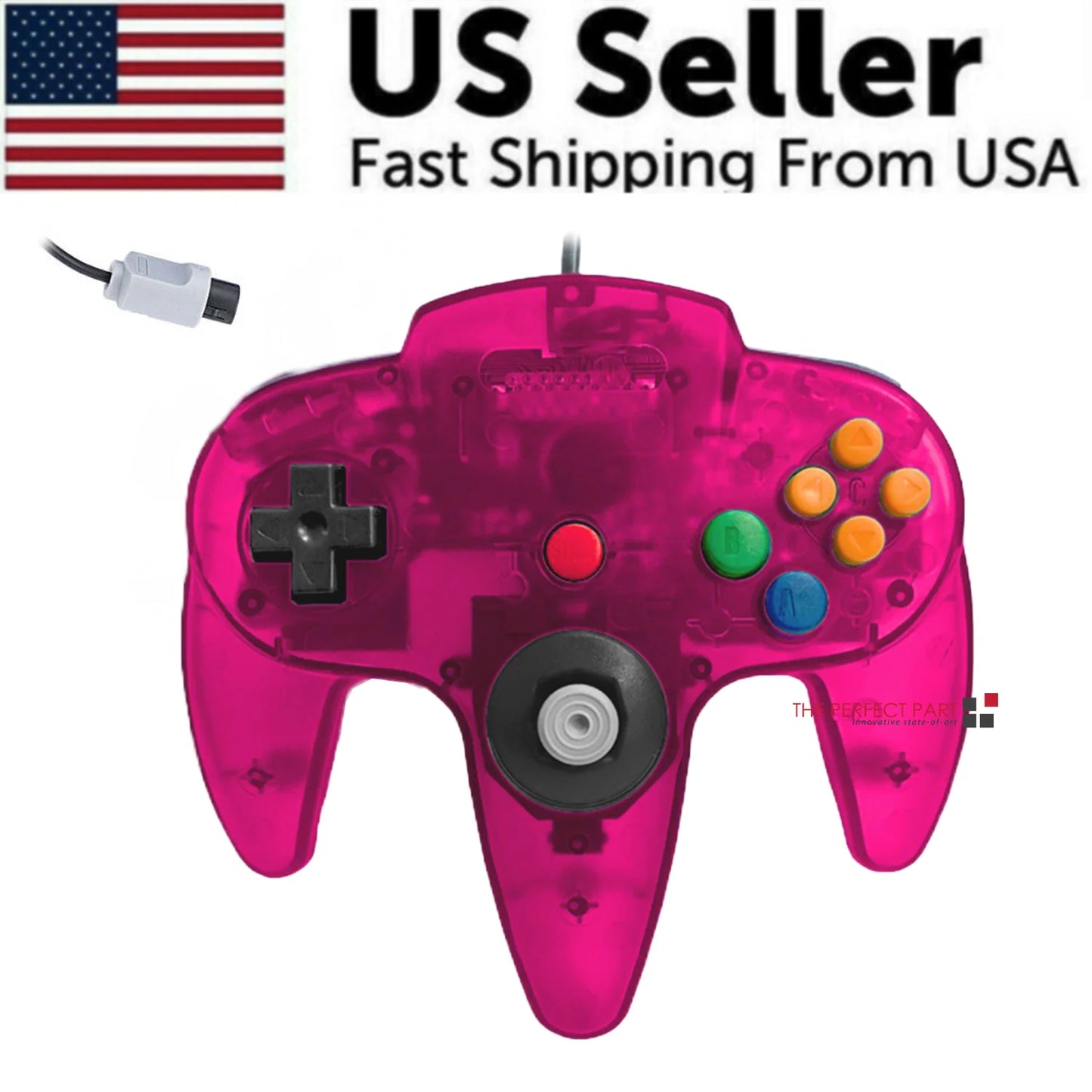 New Wired Controller Joystick Compatible with Nintendo 64 N64 Video Game Console